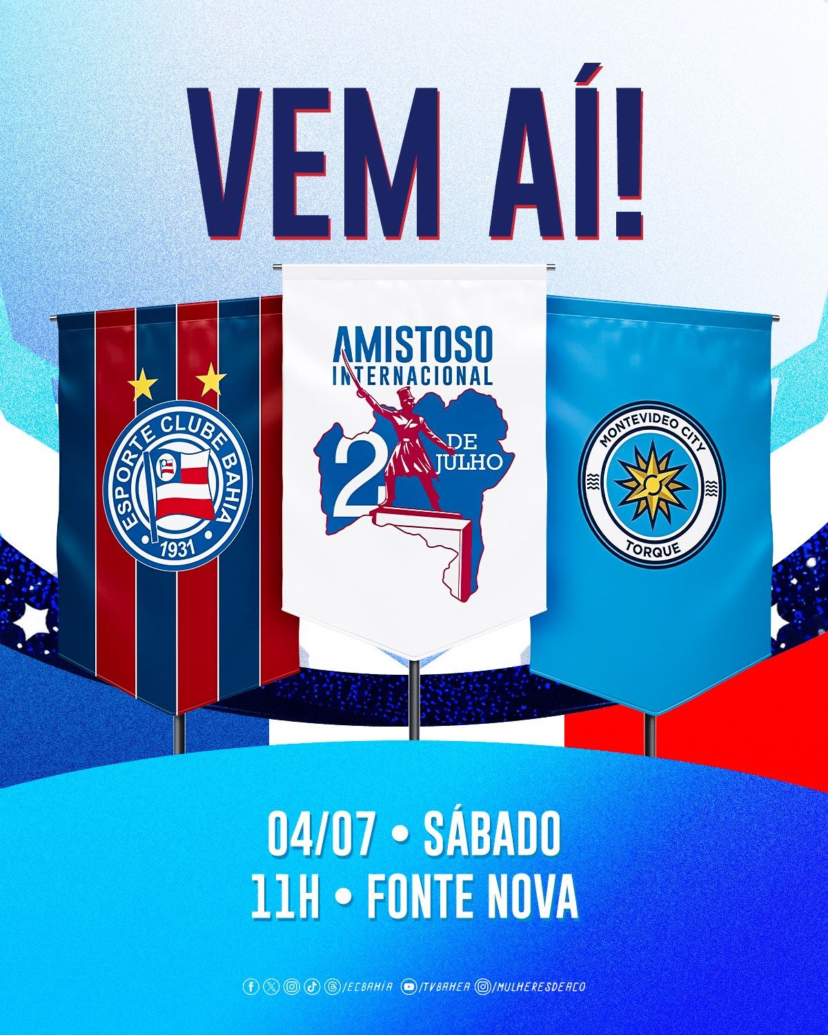 Bahia marca amistoso de intertemporada com clube uruguaio do Grupo City