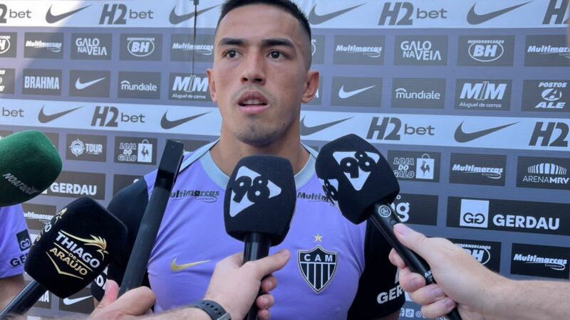 Cuello aceita papel de ‘coringa’ e revela conversa sobre mudança de posição no Atlético-MG