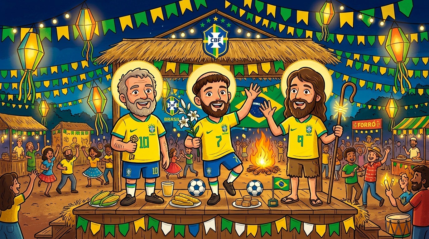 Brasil só perdeu uma vez em jogos disputados nos dias dos santos juninos; veja placares