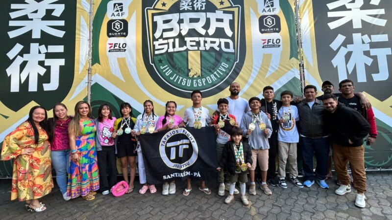 Atletas de Santarém conquistam 15 medalhas em competição de Jiu-Jitsu em São Paulo