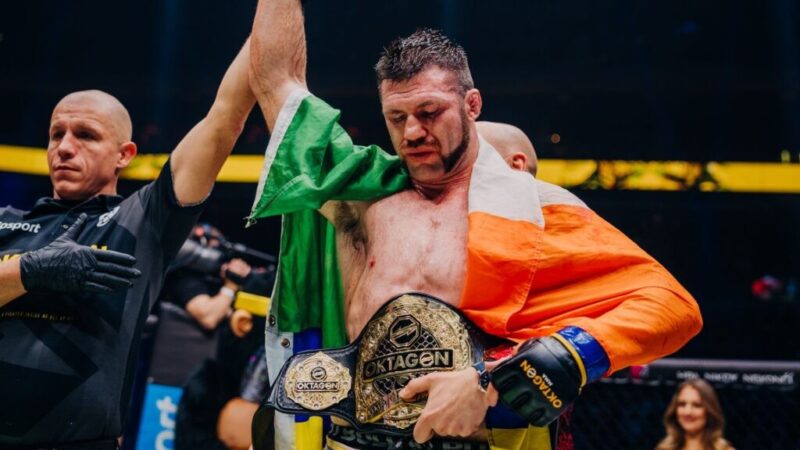 Oktagon 90: Irlandês vence luta principal e segue campeão dos pesados