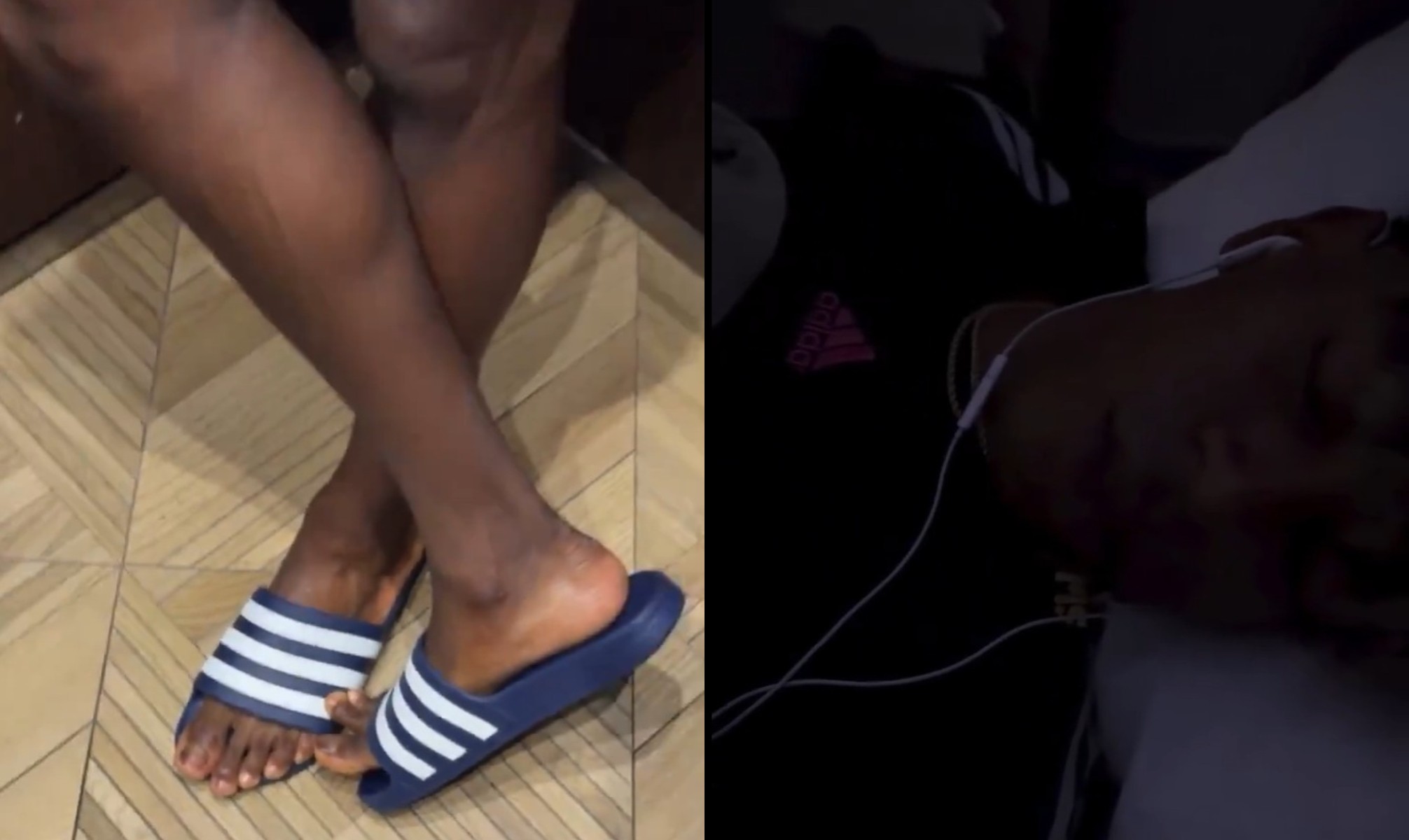 Yamal tira sarro de Nico Williams por chinelo pequeno, mas leva troco e é filmado roncando; veja