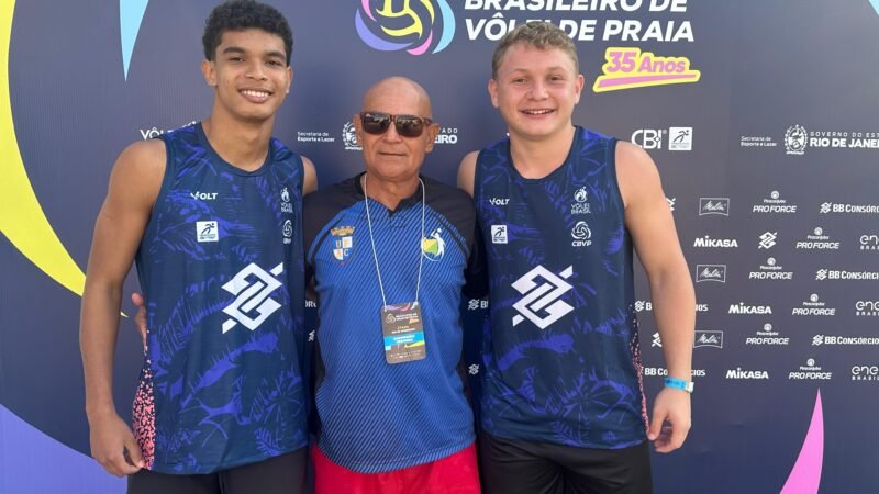 Técnico vê trabalho “promissor” na base do vôlei de praia, apesar de maus resultados no Rio de Janeiro