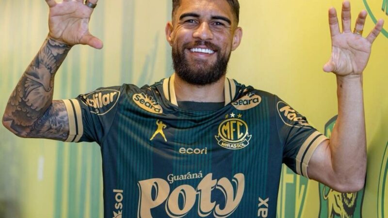 Mirassol anuncia a contratação de Bruno Santos, artilheiro da Série B