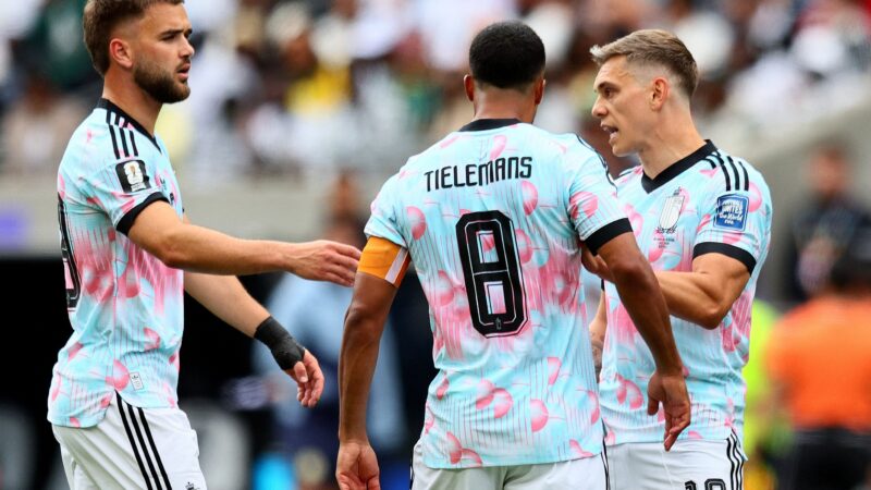 Jogadores da Bélgica discutem durante jogo da Copa do Mundo; veja o vídeo