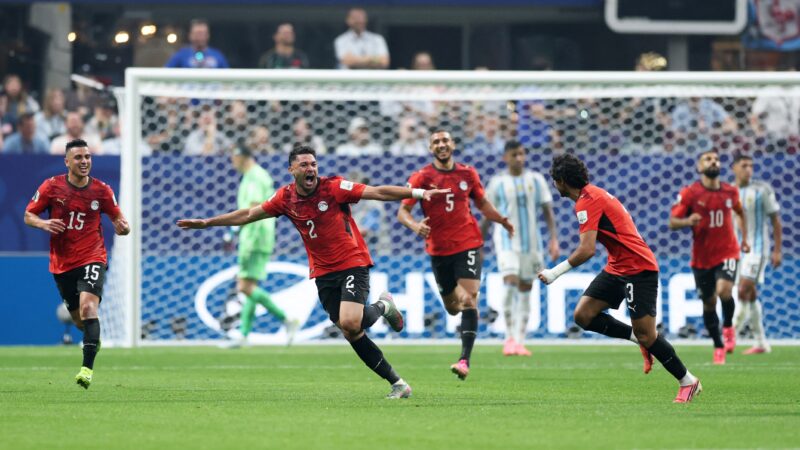 Brilhou a estrela: autor de gol do Egito contra a Argentina tem fama de gols importantes