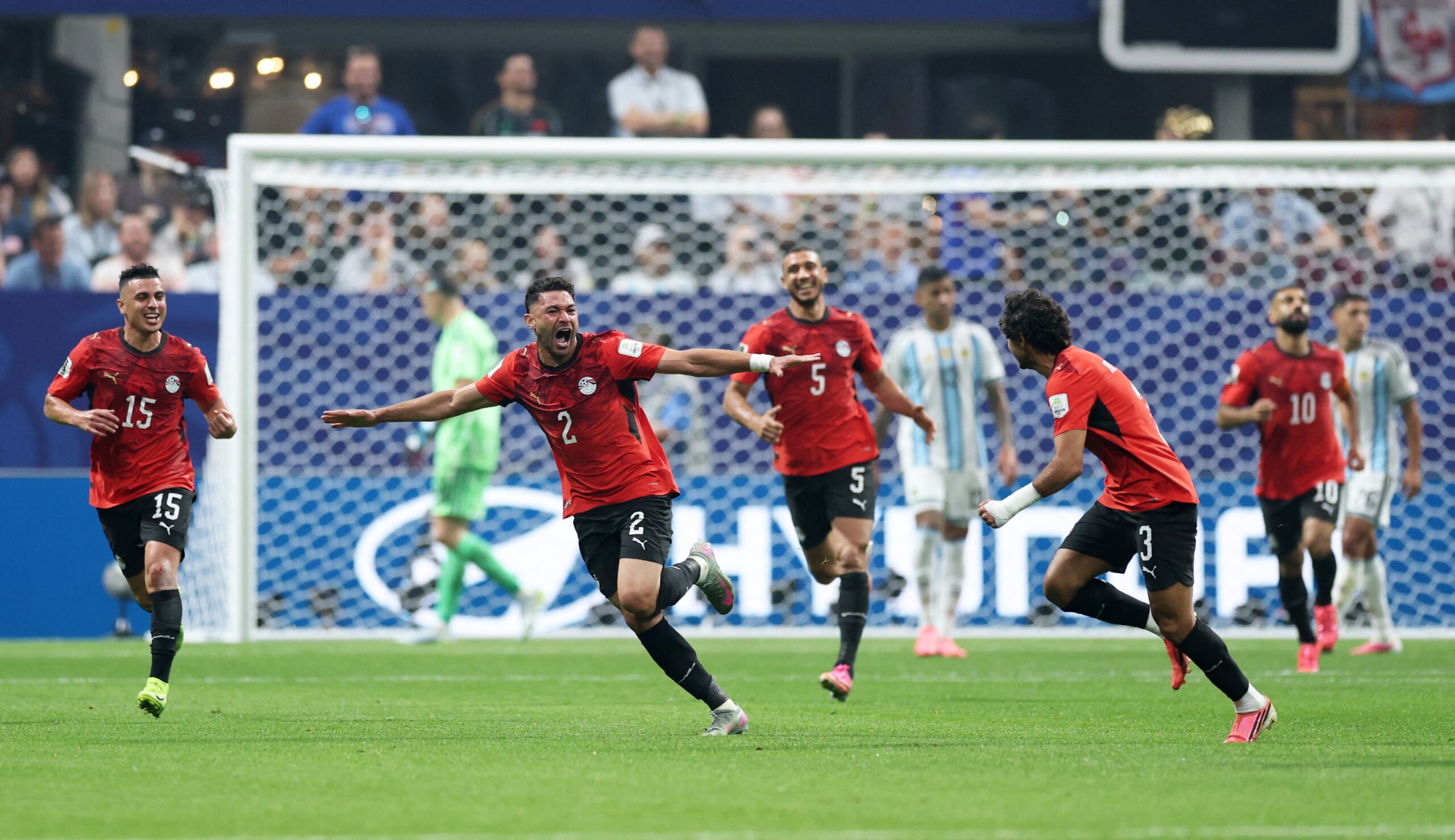 Brilhou a estrela: autor de gol do Egito contra a Argentina tem fama de gols importantes