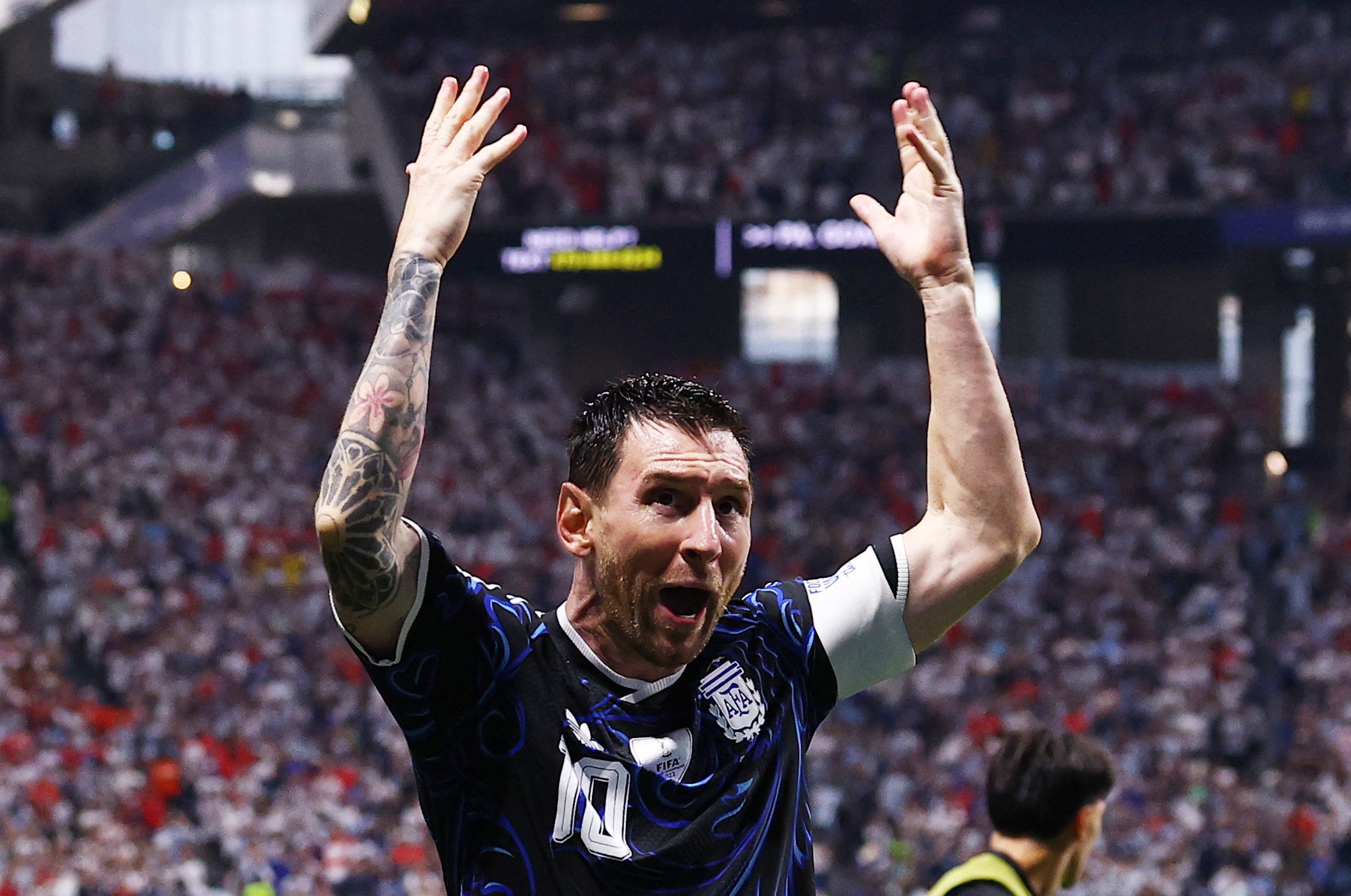 Messi diz que Argentina sentiu Inglaterra entregue: “Já não queriam mais jogar”