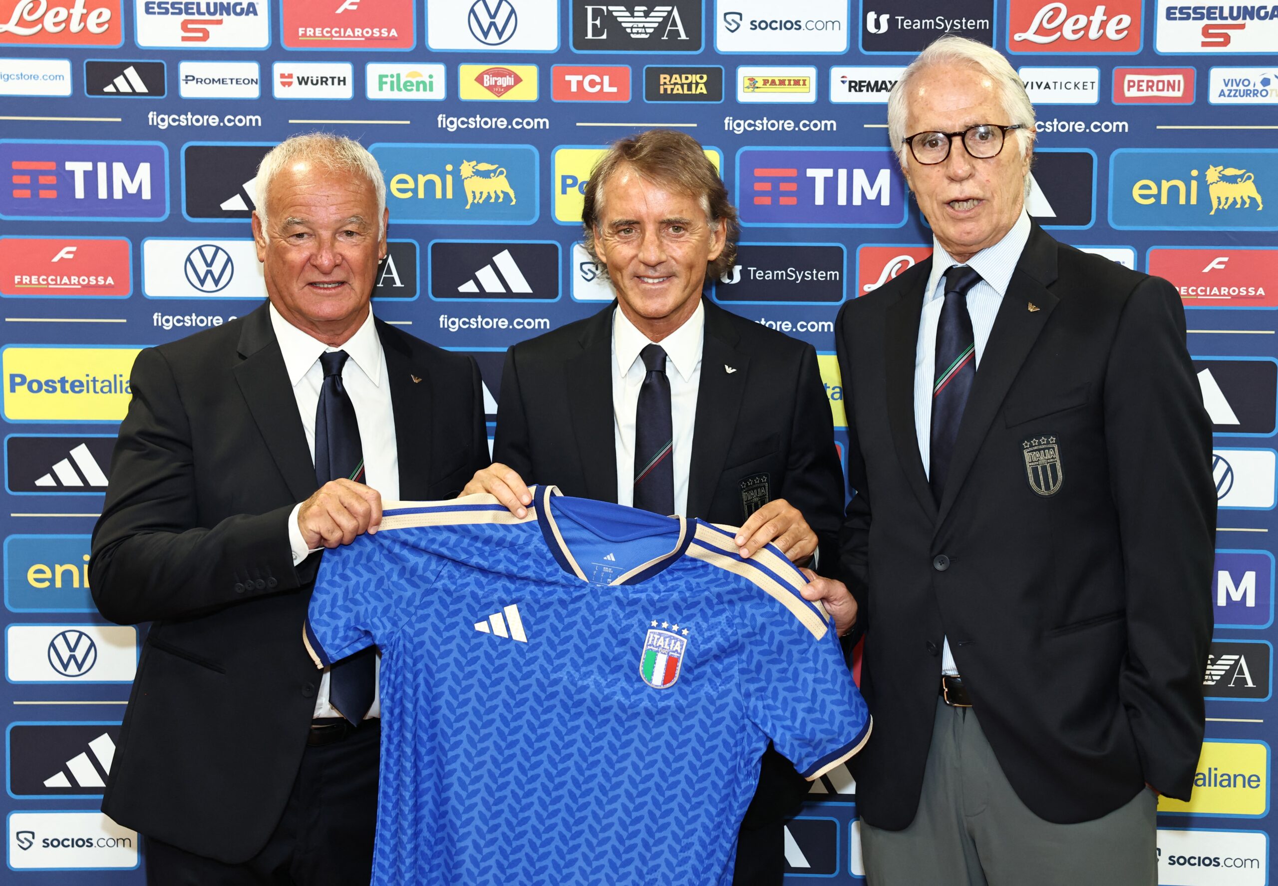 Roberto Mancini é apresentado como técnico da Itália