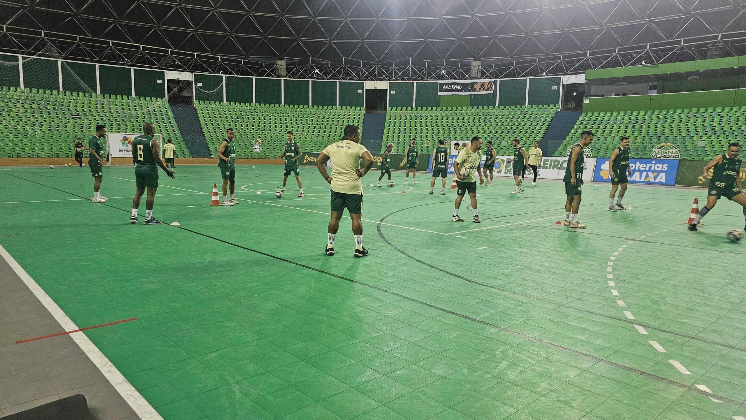 Atlético-PI tem volta de dupla e treina sem desfalques para jogo de estreia no Brasileiro de Futsal