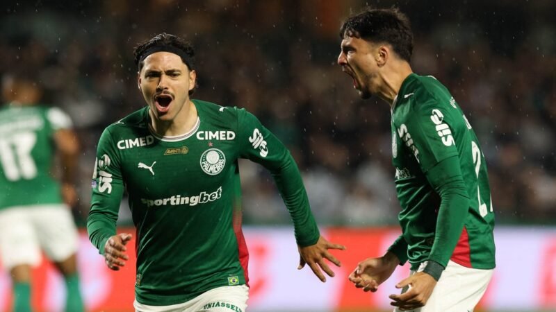 Palmeiras vai a 52% de chances de título do Brasileirão, Flamengo tem 38%, e os outros somam 10%
