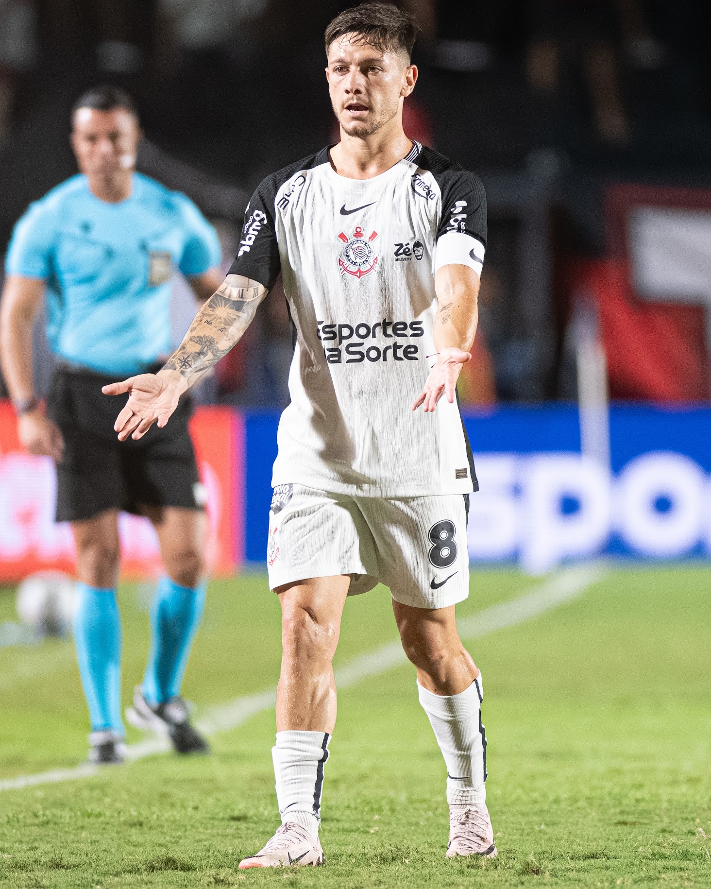 Quatro jogadores utilizaram a braçadeira de capitão do Corinthians em 2026; veja a lista