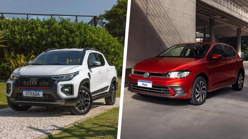 Fiat Strada é o veículo mais vendido no Brasil no primeiro semestre de 2026; veja a lista