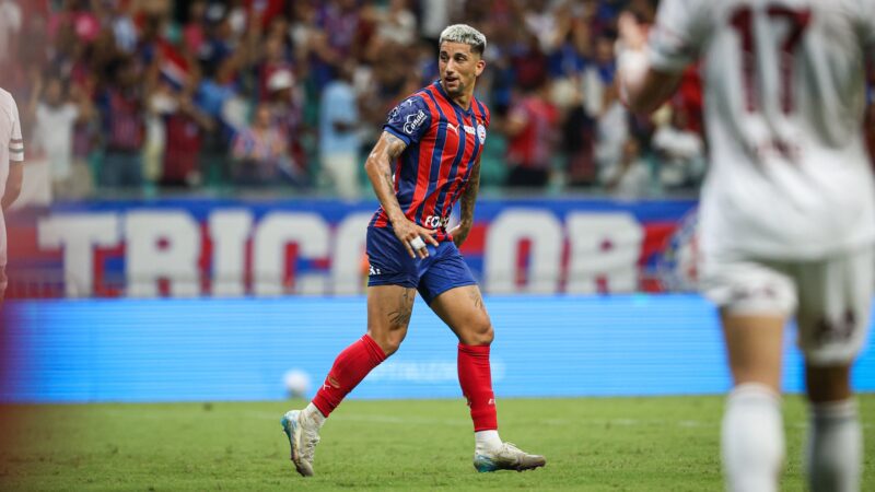Nacional insiste por Cristian Olivera, emprestado pelo Grêmio ao Bahia
