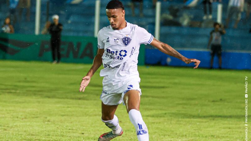 Lucas Cardoso admite “vacilo” do Paysandu na Série C, mas foca no topo: “Era para sermos líder”