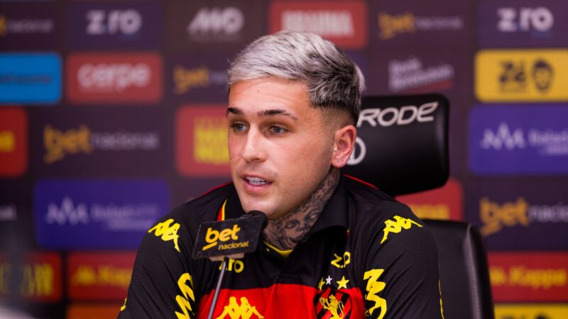 Diego Hernández se diz pronto para estrear e cita pressão no Sport: “Acostumado a ganhar”
