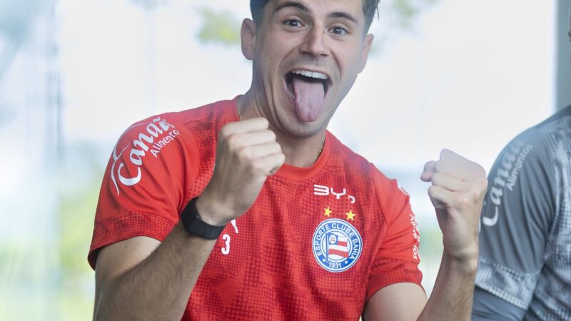Marco Moreno treina sem restrições em dia de reapresentação do Bahia
