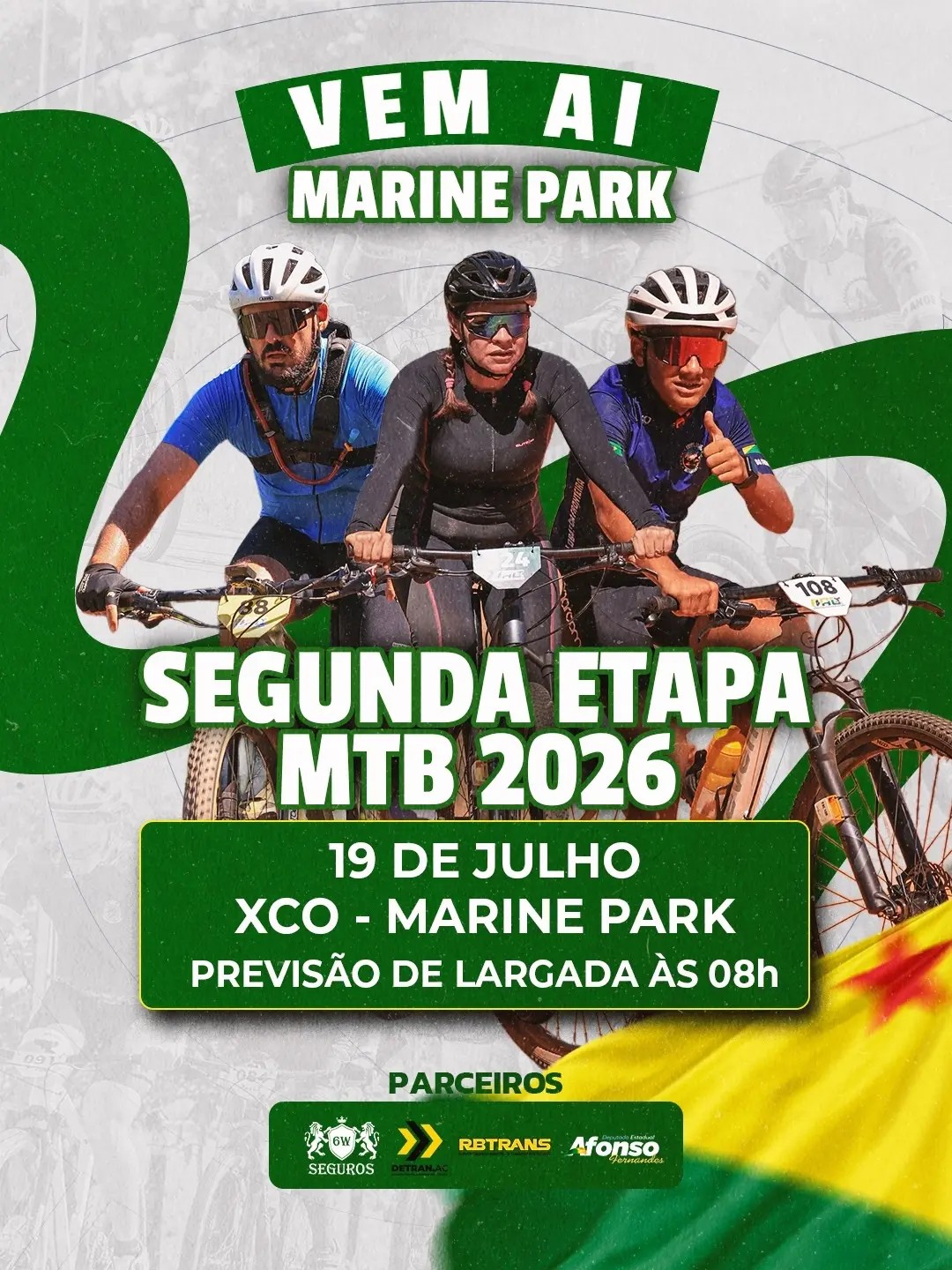 2ª etapa do Acreano de MTB é confirmada para domingo (19); inscrições até sexta-feira