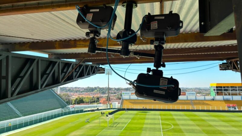 Estádio do Mirassol recebe sistema de impedimento semiautomático da CBF; veja as fotos