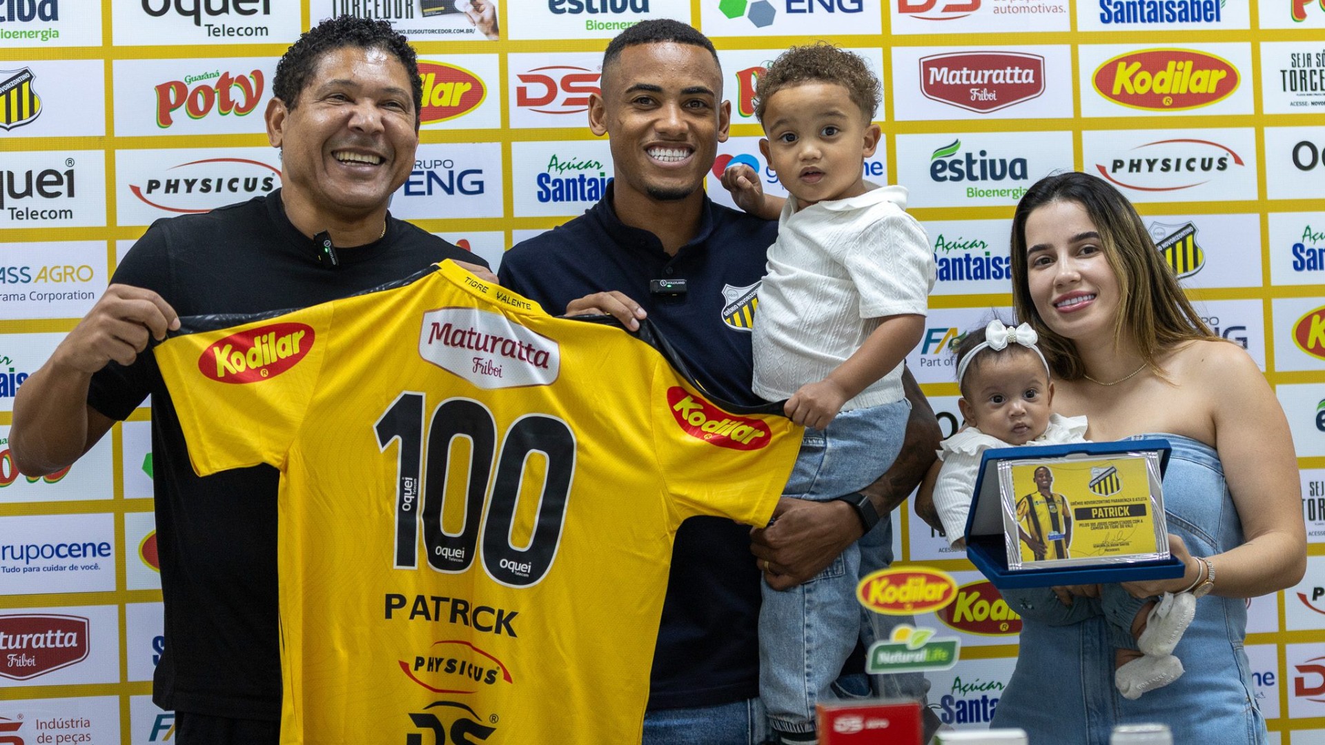 Patrick celebra 100 jogos pelo Novorizontino: “Maior sonho é levar o clube para a Série A”