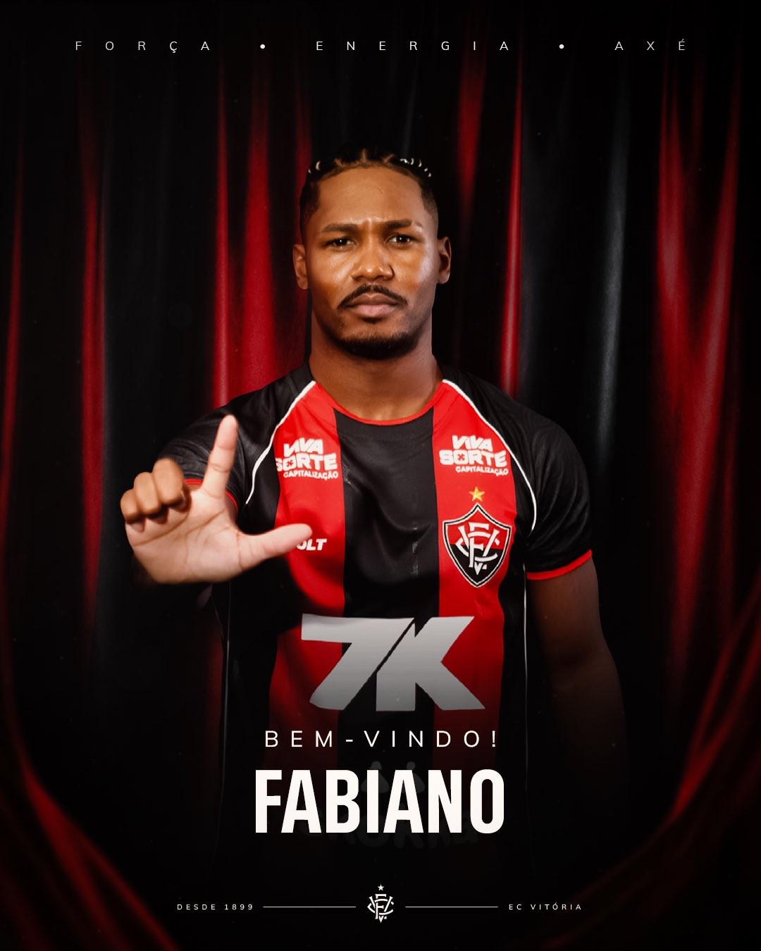 Vitória anuncia a contratação do lateral-direito Fabiano Souza, ex-Ceará; veja valor