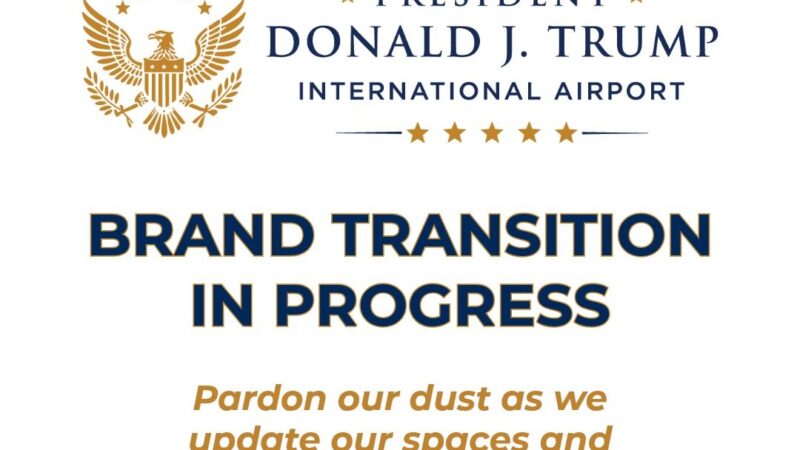 Aeroporto Internacional de Palm Beach passa a se chamar Donald J. Trump