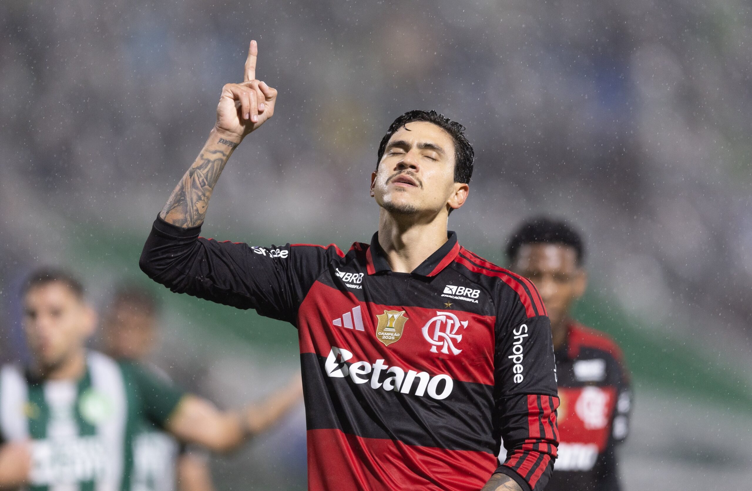 Pedro volta da pausa para Copa com pé direito, faz golaço com Flamengo e assume artilharia do Brasileirão