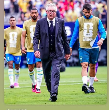 Ancelotti se manifesta: “A dor é grande, mas a confiança no que estamos construindo não muda”