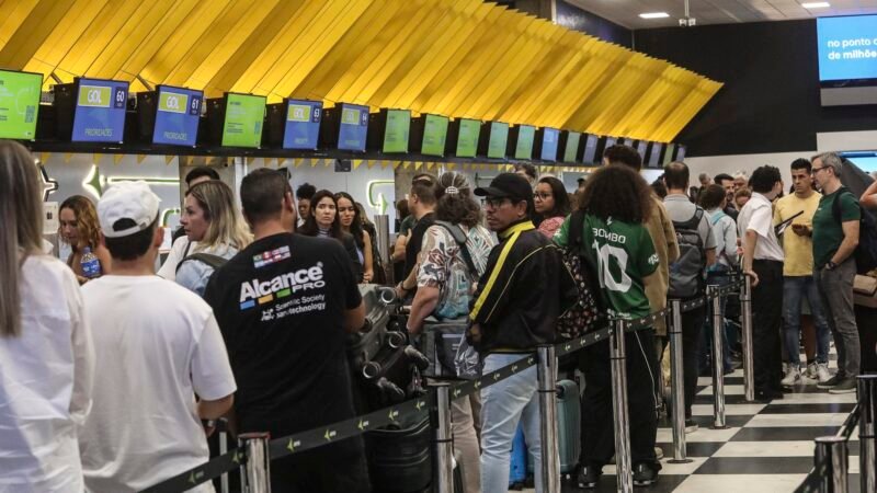 Movimentação de passageiros em aeroportos soma 65,2 milhões no 1º semestre de 2026, diz Anac