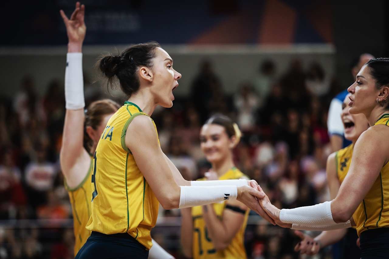 Brasil vence a Itália e vai à final da Liga das Nações Feminina de vôlei