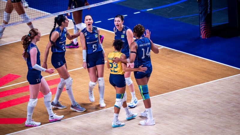 Brasil vence a Itália com brilho de Ana Cristina e vai à final da VNL