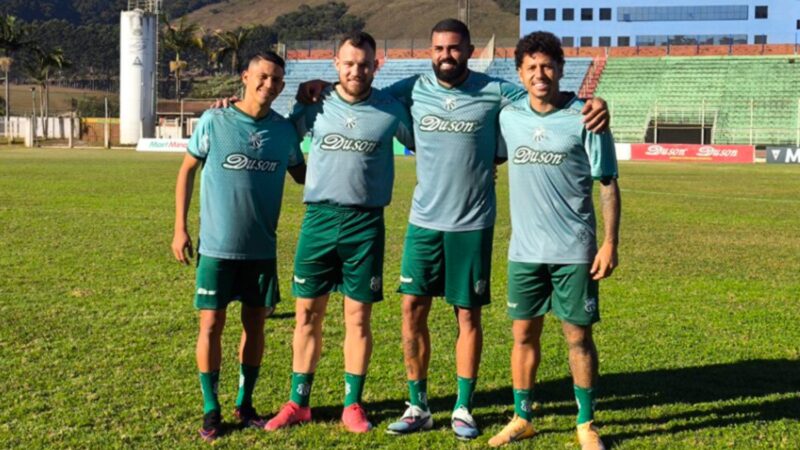 Caldense anuncia quatro reforços para tentar reação no Módulo II do Mineiro