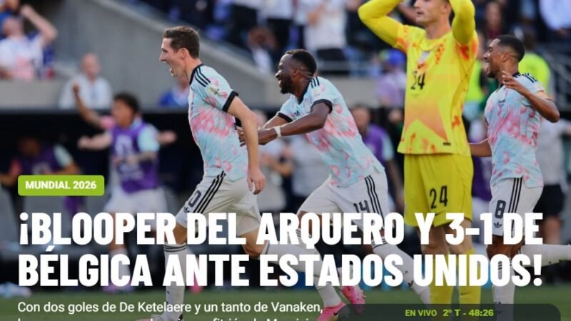 Imprensa internacional repercute a classificação da Bélgica e eliminação dos Estados Unidos