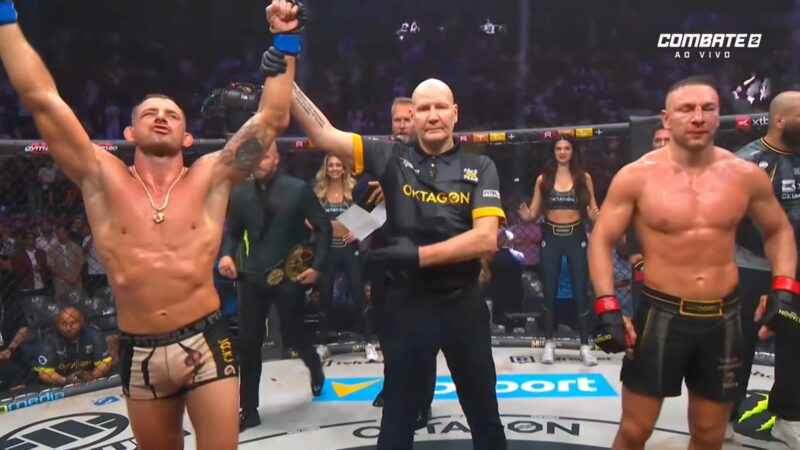 Jotko destrona Engizek e conquista o cinturão dos médios no Oktagon 91
