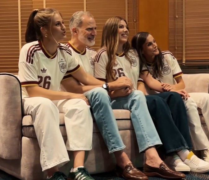 Vídeo mostra reação da família real da Espanha à classificação para final da Copa do Mundo; assista