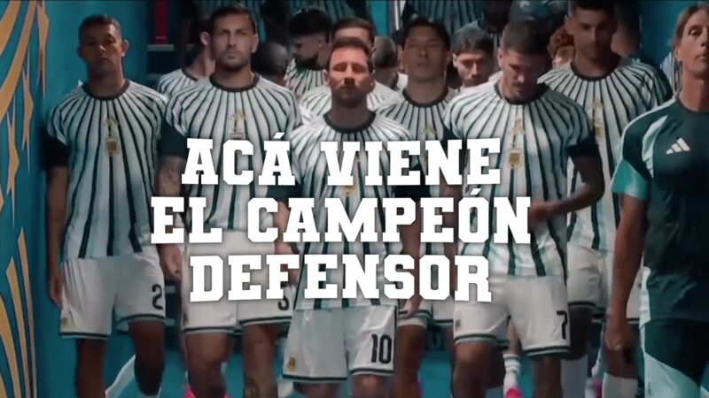 “Lá vem o campeão do povo”: veja o vídeo promocional da AFA para a final da Copa do Mundo