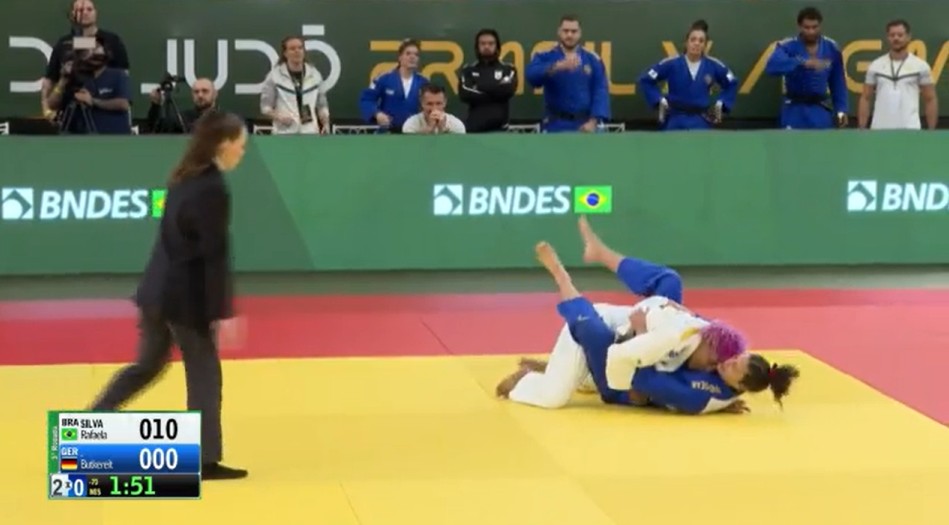 Com cinco ippons, Brasil de Rafaela Silva bate Alemanha no Desafio Internacional de Judô