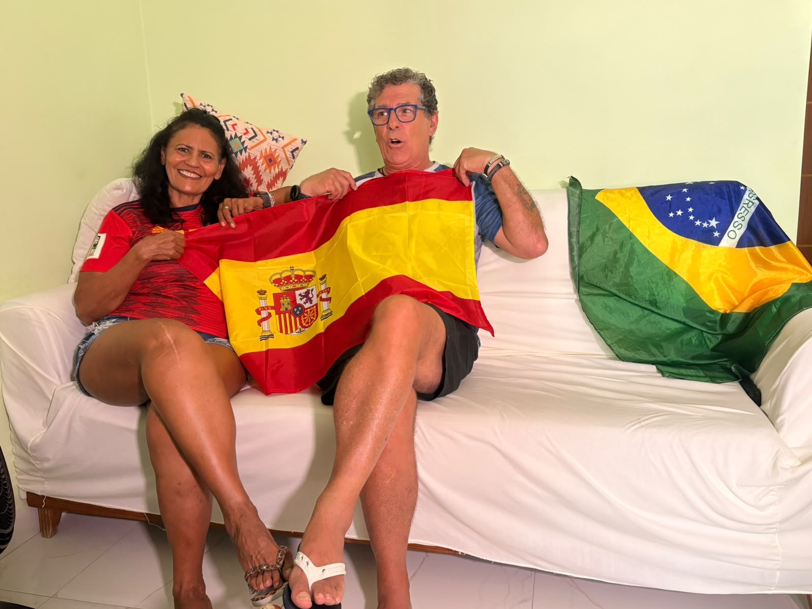 Espanha vence a Argentina na prorrogação e comemoração em João Pessoa reúne torcedores