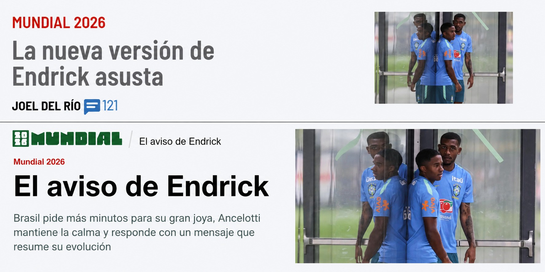 Jornal espanhol elogia maturidade de Endrick: “Nova versão assusta”