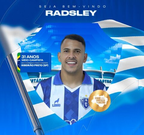 Paysandu confirma contratação do meia Radsley, do Retrô