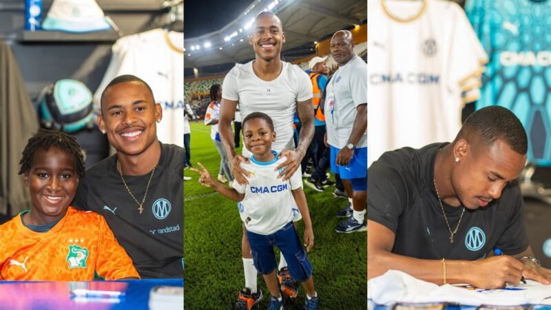Igor Paixão estreia na temporada e recebe carinho de fãs na Costa do Marfim
