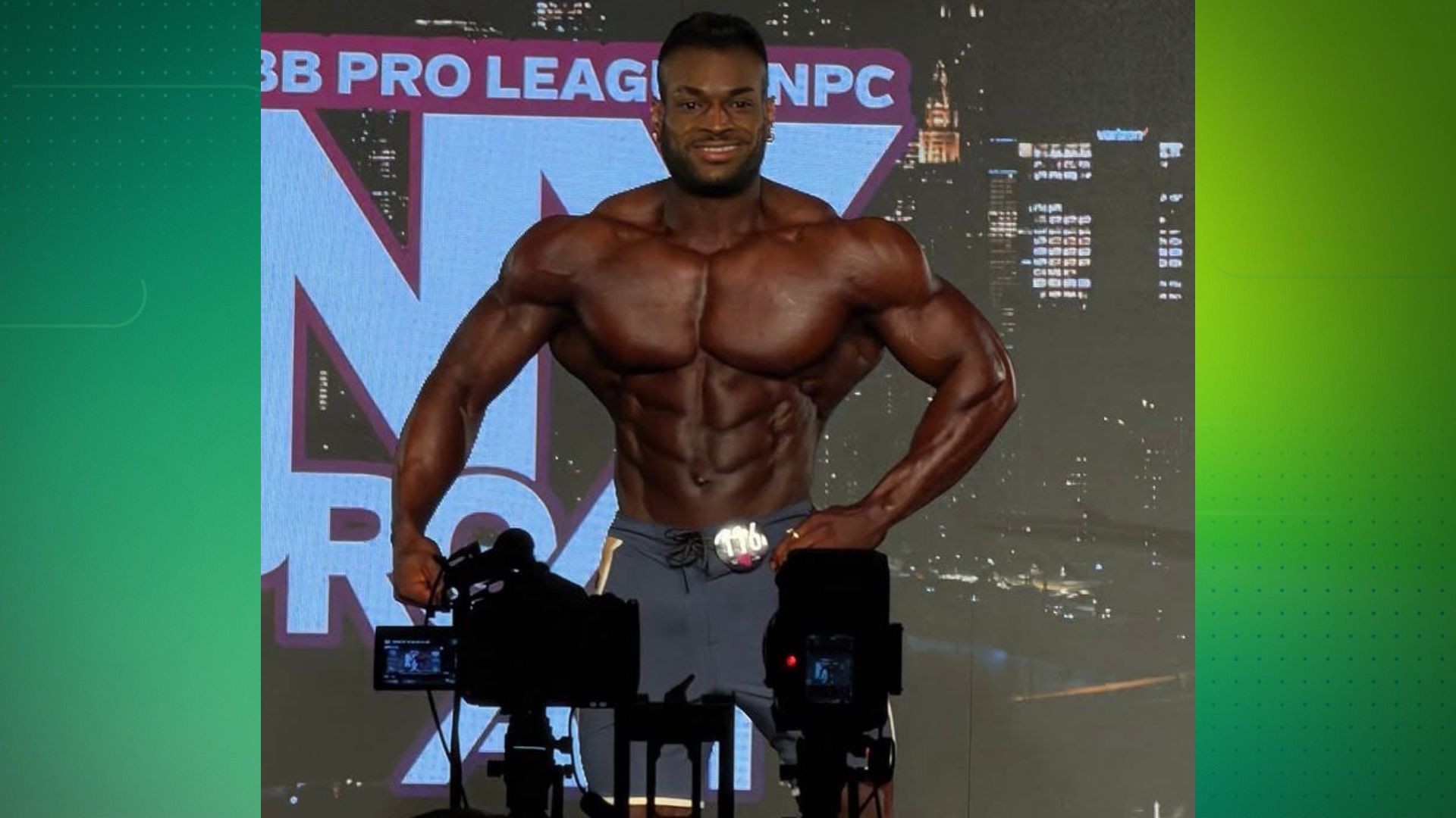 Vini Mateus disputa Musclecontest Brazil em busca de vaga no Mr. Olympia
