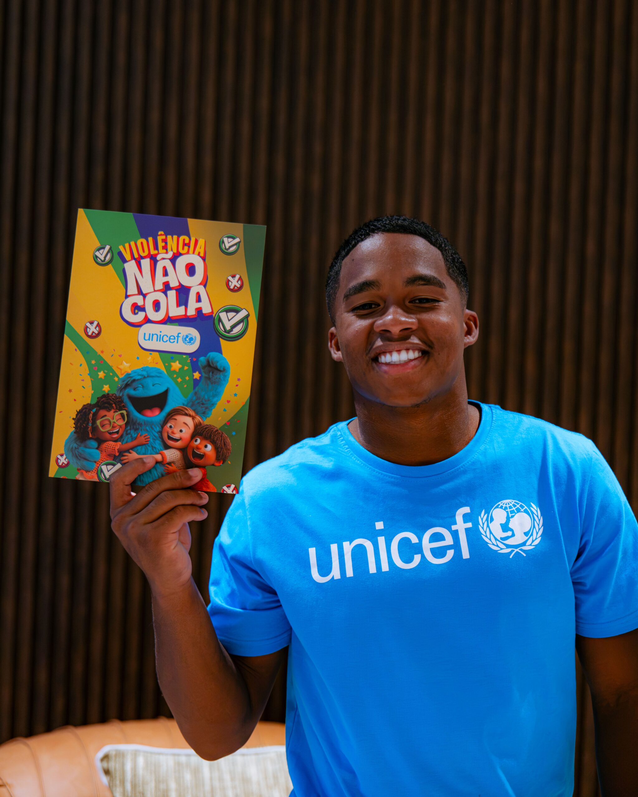 Endrick se torna embaixador do UNICEF: “Usar voz para mostrar que crianças podem acreditar”
