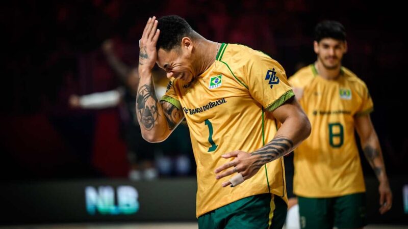 Brasil faz contas para não ficar fora da fase final da Liga pela primeira vez em 35 anos; veja cenários