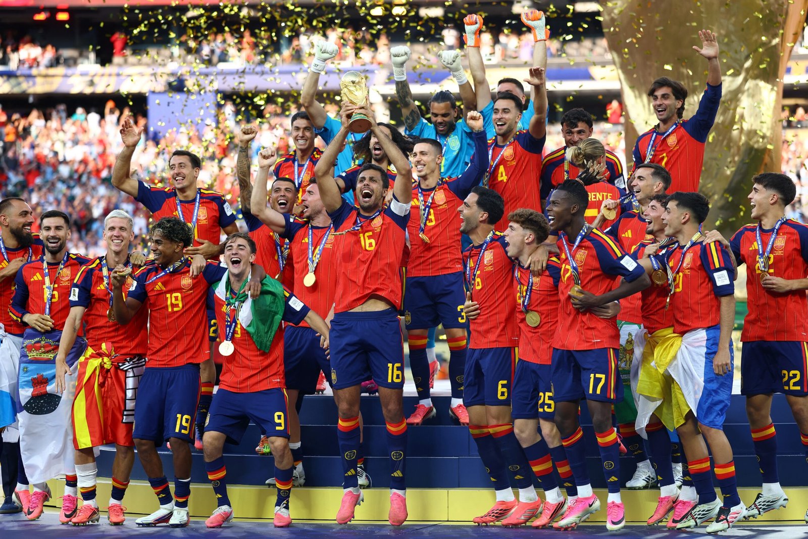 Com sistema coletivamente impecável Espanha é a grande campeã da Copa do Mundo 2026