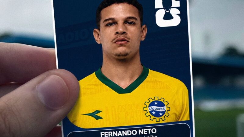 São José anuncia contratação do meia Fernando Neto, ex-Grêmio São-Carlense