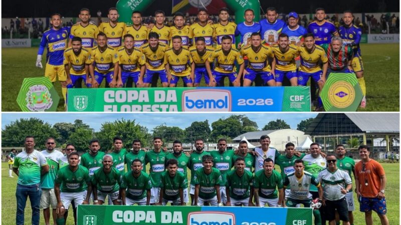 Manicoré e Benjamin Constant decidem título da Copa da Floresta 2026