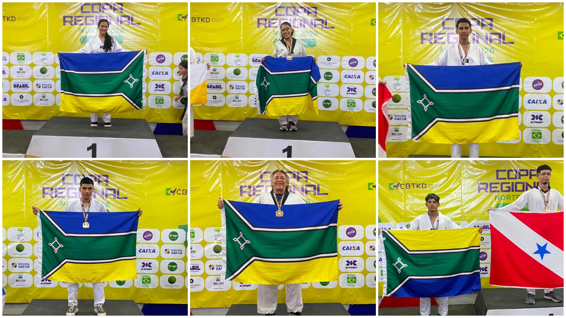 Amapá conquista vice-campeonato geral na Copa Regional Norte de Taekwondo