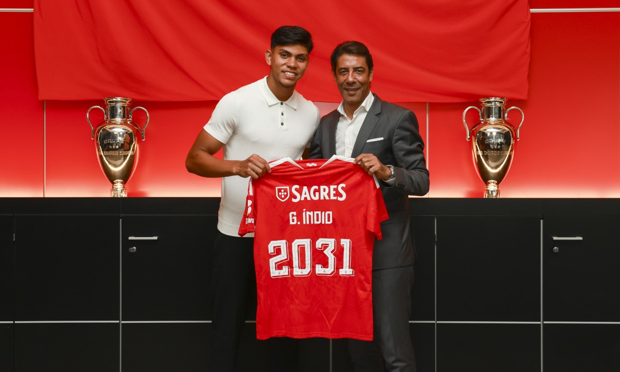 Benfica anuncia Gabriel Índio, ex-Athletic, como reforço até 2031