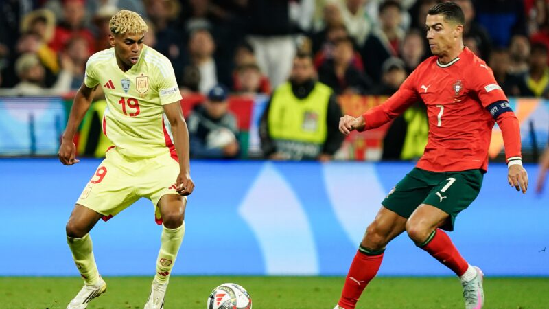 Nascido quando CR7 já tinha jogado uma Copa, Yamal busca revanche do único encontro